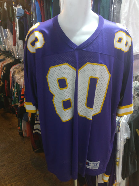 Champion, Shirts, Champion Cris Carter Minnesota Vikings Jersey 8 Vintage  Large Size 44 Nfl Nylon