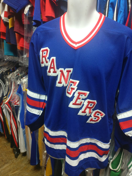 Vintage 80s NEW YORK RANGERS NHL Starter Nylon Jacket M
