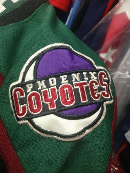 Phoenix Coyotes Vintage Youth Jersey — L/XL — Black Kachina Starter 90s  Hockey