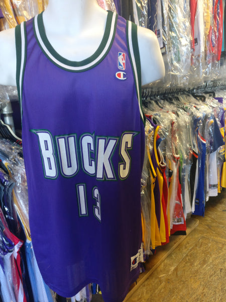 Vintage Champion NBA Jersey: Milwaukee Bucks Glenn Robinson sz 48