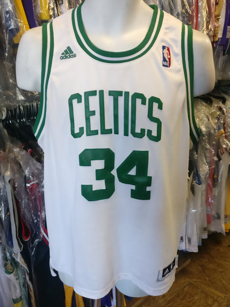 Adidas NBA Brooklyn Nets #34 Paul Pierce Black Tee Shirt Jersey Size Medium