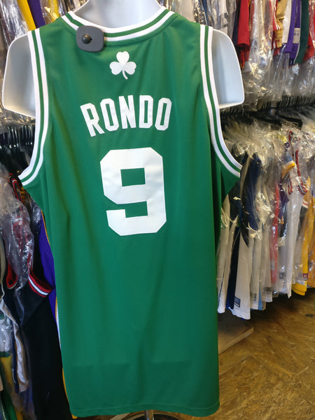 Vintage #9 RAJON RONDO Boston Celtics NBA Adidas Authentic Jersey