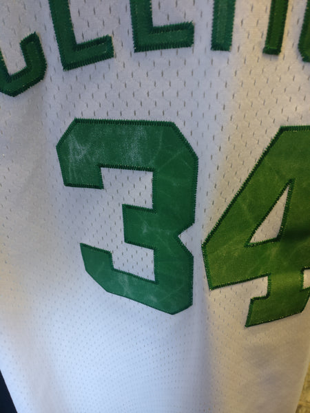 Vtg #34 PAUL PIERCE Boston Celtics NBA Reebok Authentic Jersey L