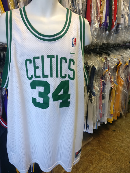 Vintage NIKE Authentic PAUL PIERCE #34 Boston Celtics Jersey SZ 52