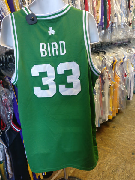Vintage Larry Bird Boston Celtics NBA adidas Basketball Jersey Sz