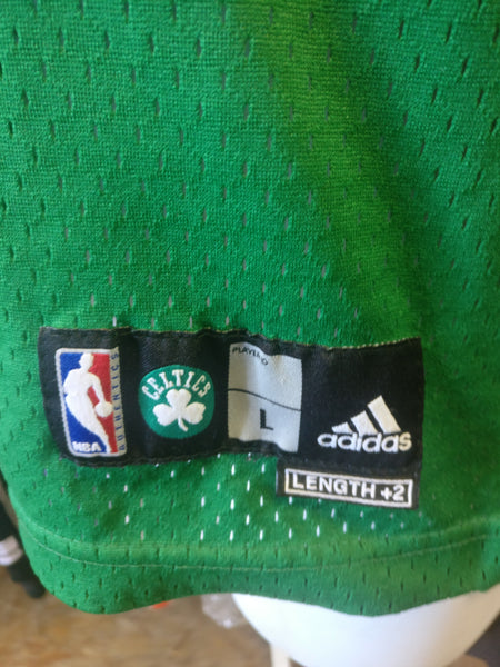Big Ticket 🎟️ 🏀 . . . Just added this pair of Adidas Swingman Boston  Celtics Kevin Garnett Jerseys to the website ! both Size Medium -…