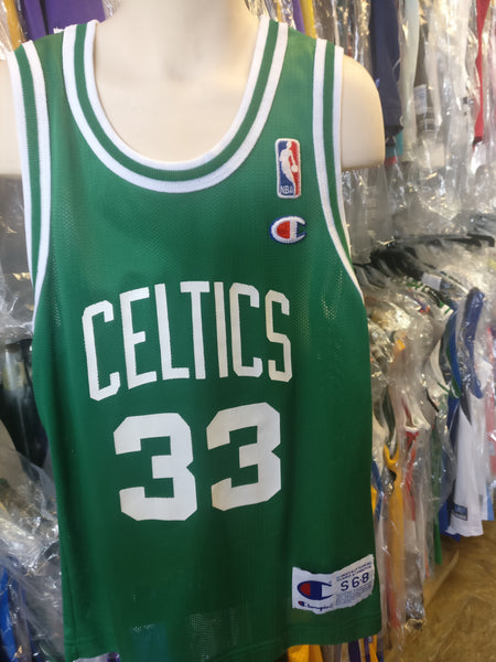 Larry Bird Champion Jersey Size 40 Medium Vintage 90s NBA Boston Celtics  Green