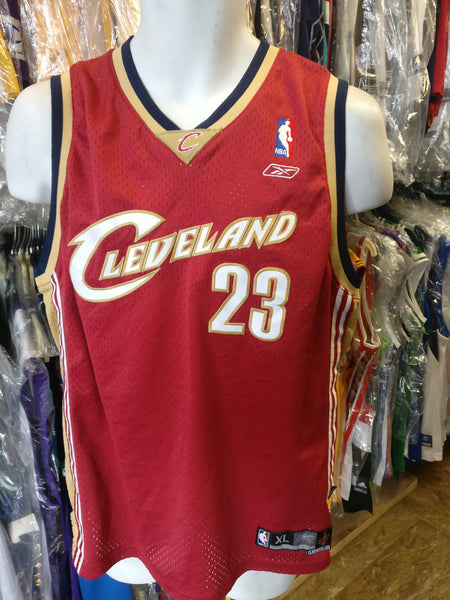 NBA Reebok Lebron James Cleveland Cavaliers #23 Authentic Sewn Basketb -  Culture Source