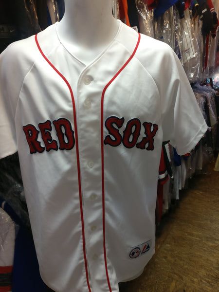 Buy MLB Men's Boston Red Sox Daisuke Matsuzaka White Home Short Sleeve 6  Button Synthetic Replica Baseball Jersey (White, Large) Online at Low  Prices in India 