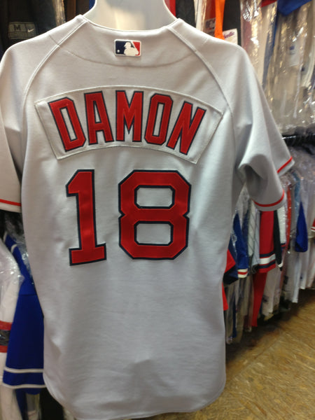 Vtg #18 JOHNNY DAMON Boston Red Sox MLB Majestic Authentic Jersey