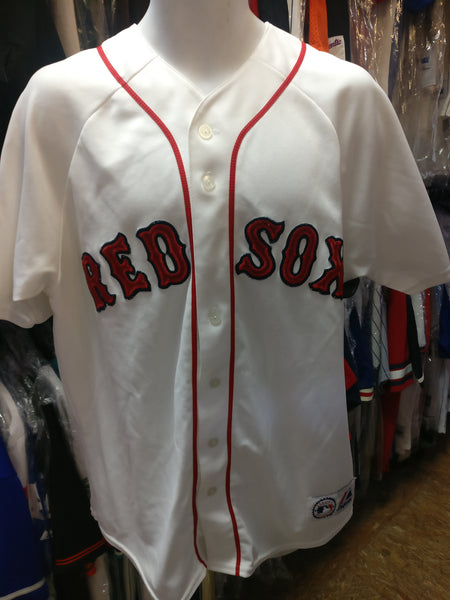 Majestic Boston Red Sox KEVIN YOUKILIS 2004 World Series Baseball Jers –