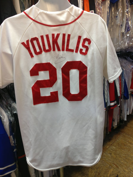 Vtg #20 KEVIN YOUKILIS Boston Red Sox MLB Majestic Jersey L (Signed) – XL3  VINTAGE CLOTHING