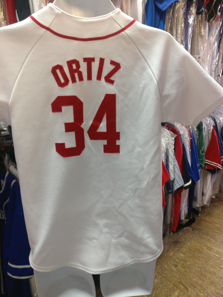 Vintage #34 DAVID ORTIZ Boston Red Sox MLB Majestic Jersey YL – XL3 VINTAGE  CLOTHING