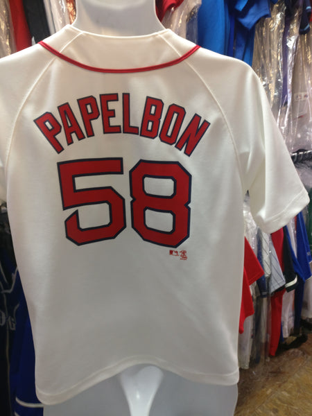 Vintage #58 JONATHAN PAPELBON Boston Red Sox MLB Majestic Jersey 14-16 –  XL3 VINTAGE CLOTHING