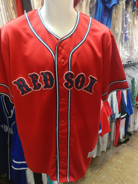 uniform red sox red jersey