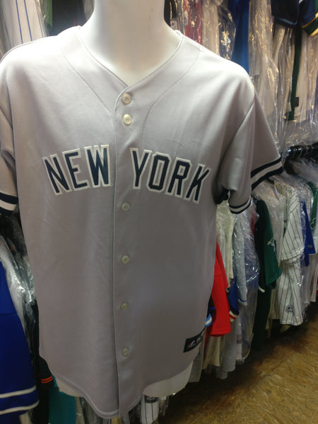 Derek Jeter Yankees Nike Jersey Youth Medium Blue White #2 New