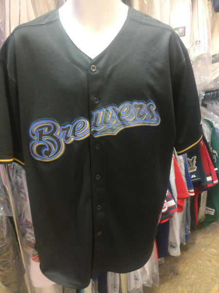 Vintage #2 NYJER MORGAN Milwaukee Brewers MLB Majestic Jersey 52 – XL3  VINTAGE CLOTHING
