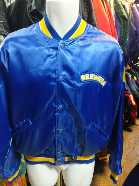 Vintage 80s MILWAUKEE BREWERS MLB Felco Nylon Jacket XL – XL3