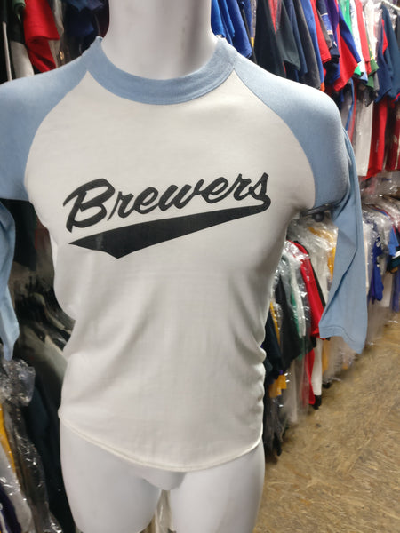 Vintage #2 80s MILWAUKEE BREWERS MLB T-Shirt YL – XL3 VINTAGE CLOTHING
