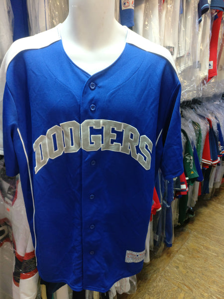 LOS ANGELES DODGERS BLUE AUTHENTIC NIKE BASEBALL JERSEY 48 NWT w