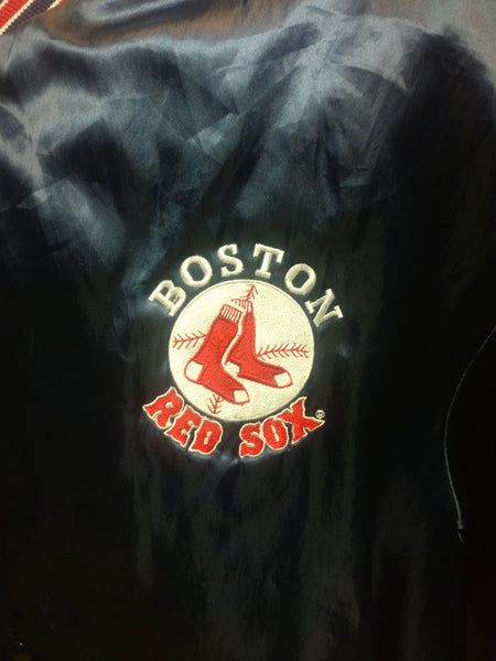vintage 90s varsity bomber jacket Majestic Boston Red Sox