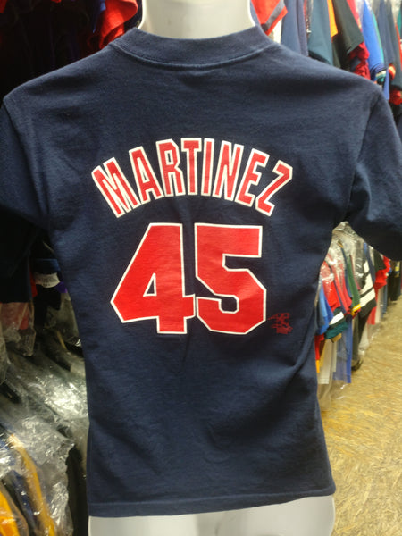 Vtg 2000s #45 PEDRO MARTINEZ Boston Red Sox MLB Majestic T-Shirt