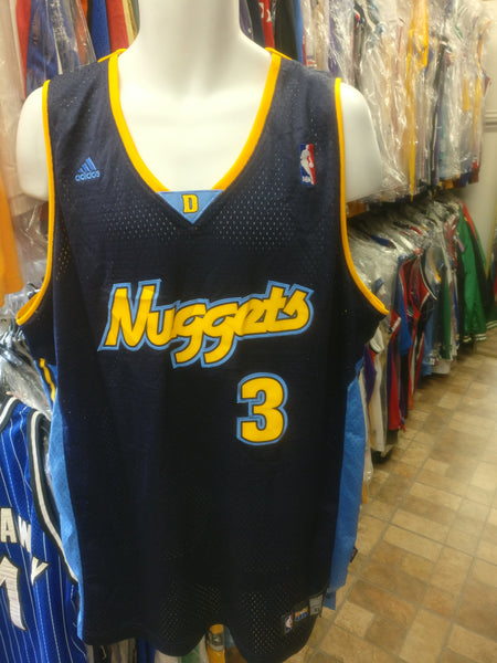 Buy Denver Nuggets Allen Iverson Jersey 3 NBA Adidas XL Length 2 Online in  India 