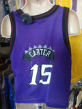Vtg #15 VINCE CARTER Toronto Raptors NBA Champion Jersey 5-6 (Dino)