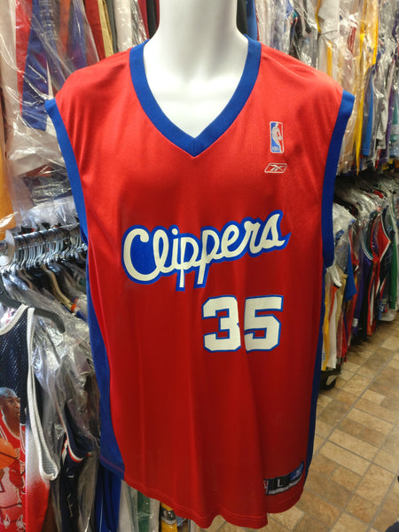 Vintage #35 CHRIS KAMAN Los Angeles Clippers NBA Reebok Jersey L