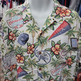 Vintage LOS ANGELES DODGERS MLB Reyn Spooner Rayon Hawaiian Shirt XL