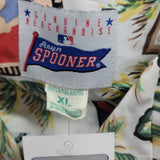 Vintage LOS ANGELES DODGERS MLB Reyn Spooner Rayon Hawaiian Shirt XL