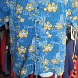 Vintage UCLA BRUINS NCAA Chiliwear Cotton Hawaiian Shirt L