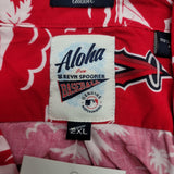 Vintage ANAHEIM ANGELS MLB Reyn Spooner Rayon Hawaiian Shirt 2XL