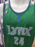 Vintage #24 KRISTIN FOLKL Minnesota Lynx WNBA Champion Jersey M