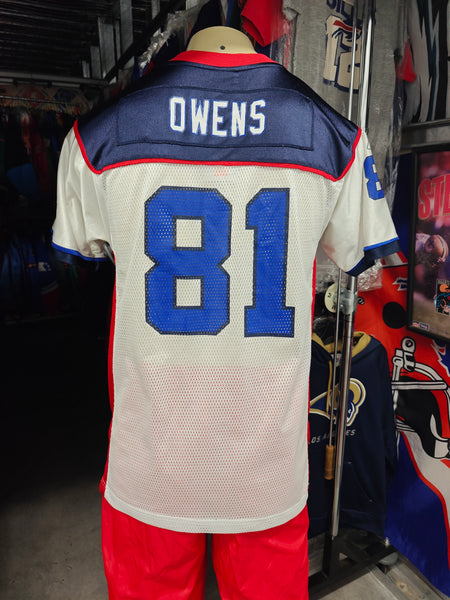 Vintage #81 TERRELL OWENS Buffalo Bills NFL Reebok Jersey YXL