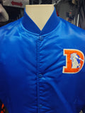 Vintage 90s DENVER BRONCOS NFL Back Patch Starter Nylon Jacket L