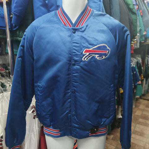 Red and Blue Starter Buffalo Bills Hooded Jacket - Jackets Masters