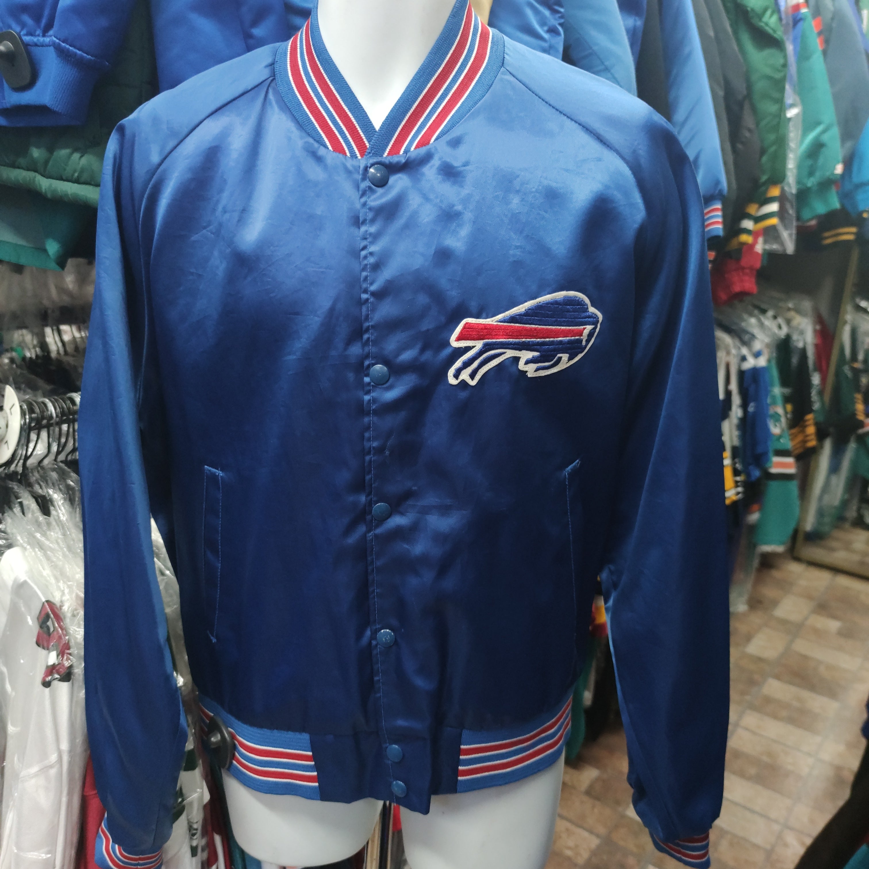 ビンテージ 80s 90s スターター NFL バッファロー ビルズ スタジャン Starter Buffalo Bills NFL Jackets for sale | eBay