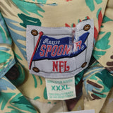 Vintage '01 SUPER BOWL XXXV NFL Rayon Hawaiian Shirt XXXL