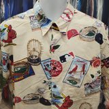 Vintage ST. LOUIS CARDINALS MLB Reyn Spooner Cotton Hawaiian Shirt XL