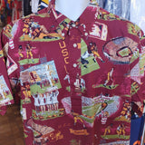 Vtg USC TROJANS NCAA Reyn Spooner Cotton Pullover Hawaiian Shirt XL