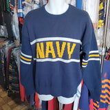 Vintage 80s US NAVY NCAA Cliff Engle Sweater XL