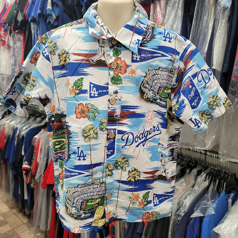 Reyn Spooner Men's San Francisco Giants MLB Classic Fit Hawaiian Shirt -  Bunbotee