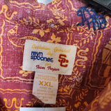 Vtg USC TROJANS NCAA Reyn Spooner Cotton/Polyester Hawaiian Shirt XXL