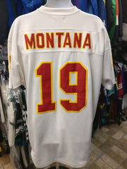 Vintage Kansas City Chiefs #19 Joe Montana NFL jersey by Logo