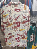 Vintage SAN FRANCISCO 49ERS NFL Sun or Turf Rayon Hawaiian Shirt XL