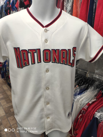 Vintage WASHINGTON NATIONALS MLB Majestic Jersey YL