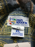 Vintage UCLA BRUINS NCAA Reyn Spooner Hawaiian Pullover Shirt YXL - #XL3VintageClothing