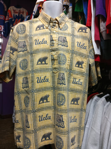 Vintage UCLA BRUINS NCAA Reyn Spooner Hawaiian Shirt L - #XL3VintageClothing