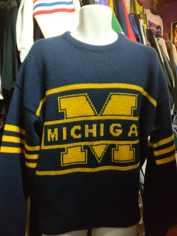 Vintage '84 MICHIGAN WOLVERINES NCAA Cliff Engle Sweater XL - #XL3VintageClothing